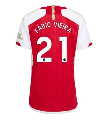Arsenal Fabio Vieira #21 Hemmatröja Dam 2023-24 Kortärmad